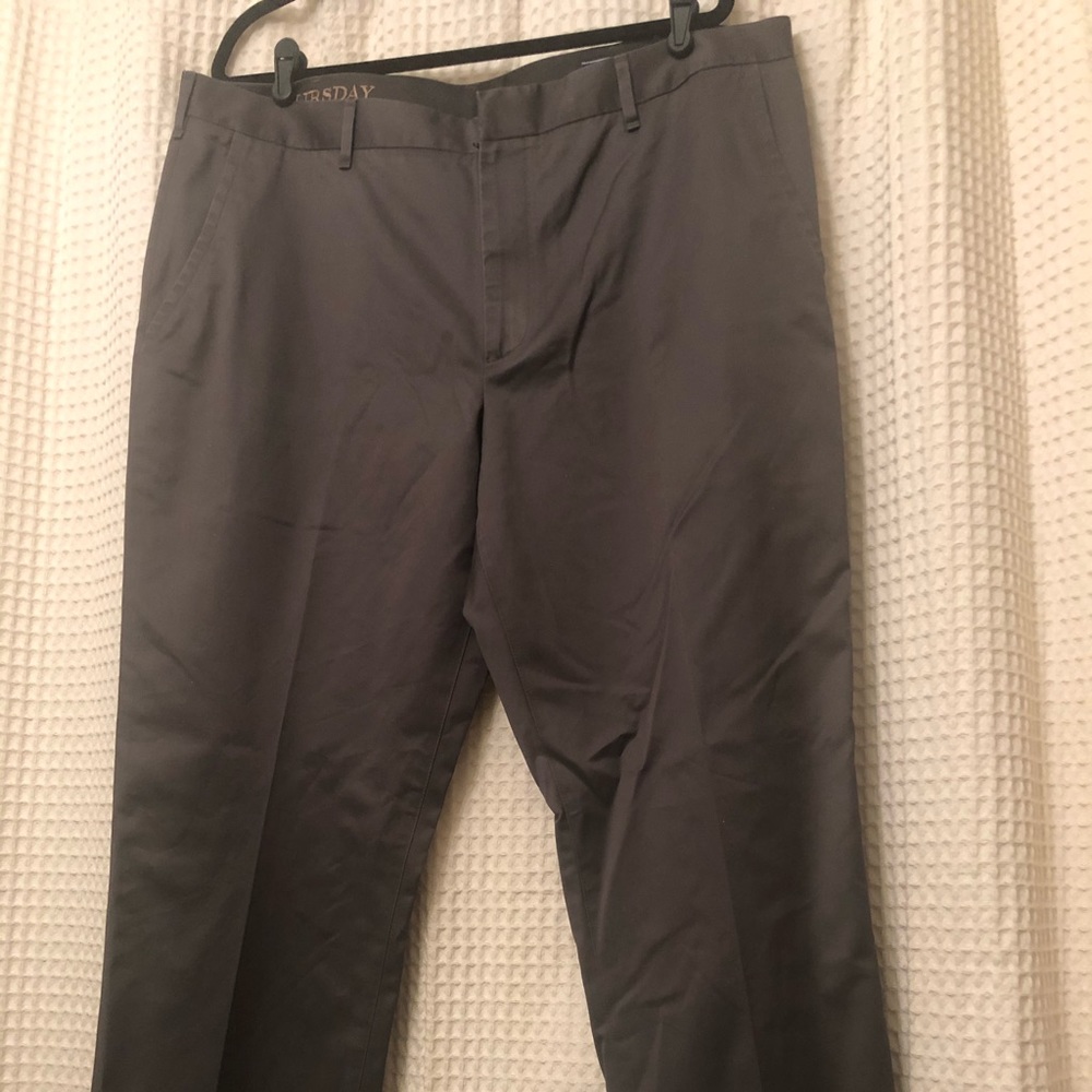 Bonobos Thursday pant size 40/34 gray/khaki green